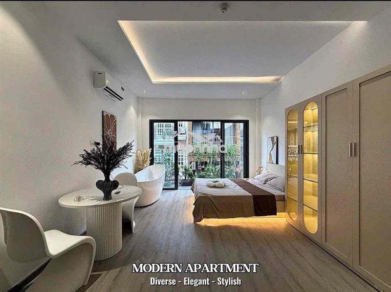 Cho thuê căn hộ làm airbnb ban công lớn gần lim3 tower giá rẻ