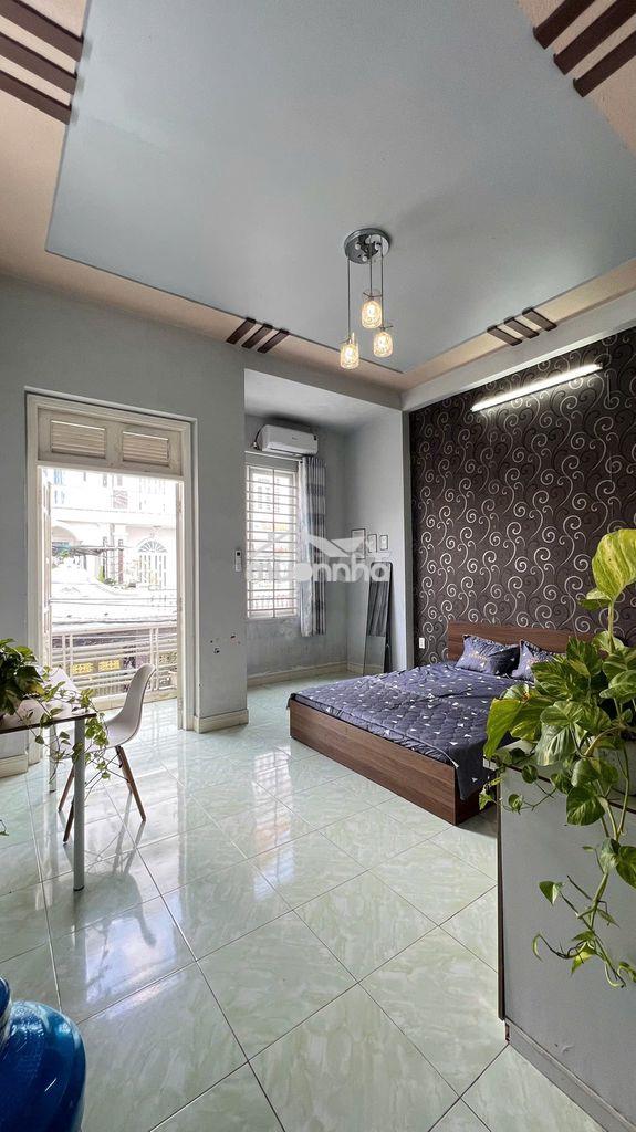 Chính chủ cho thuê phòng ban công lầu 1  thông thoáng đầy đủ nội thất - 3