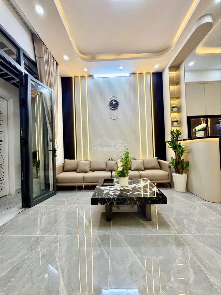 Nhà đẹp 3 tầng lại còn rẻ , huỳnh tấn phát , dt 45 5 9 - 2