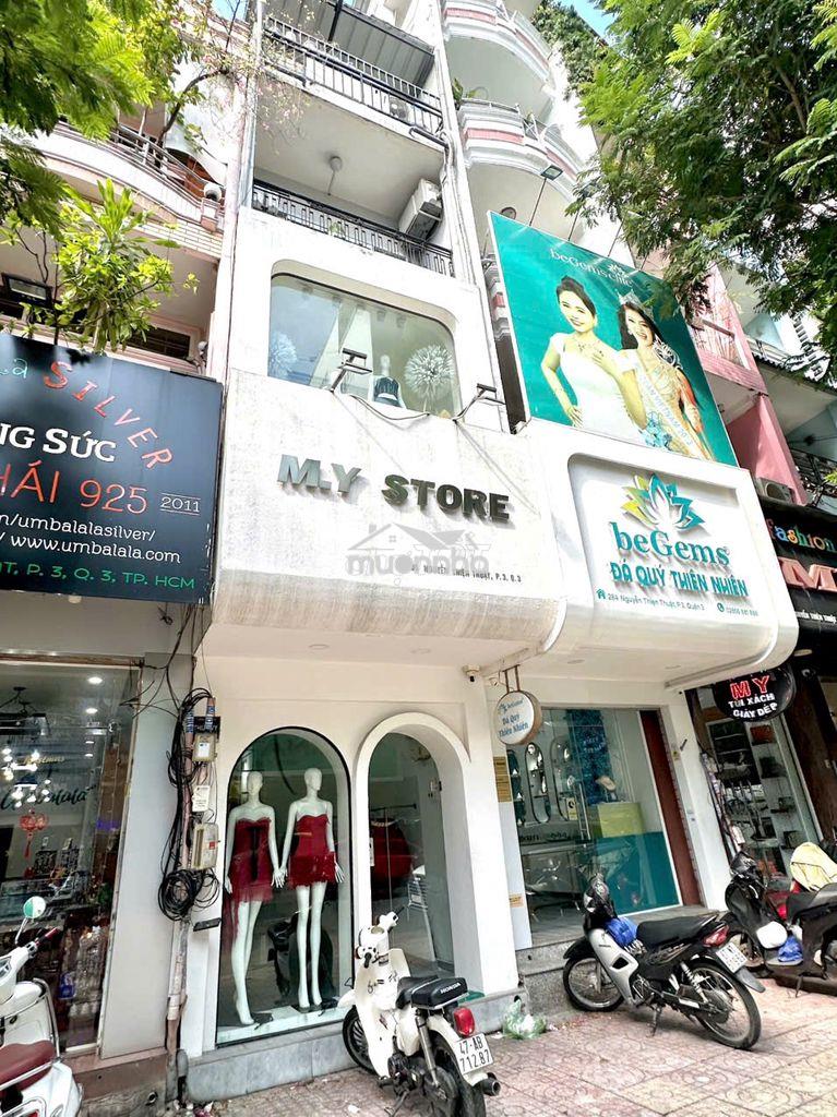Cho thuê nhà mặt tiền nguyên căn đường nguyễn thiện thuật, quận 3