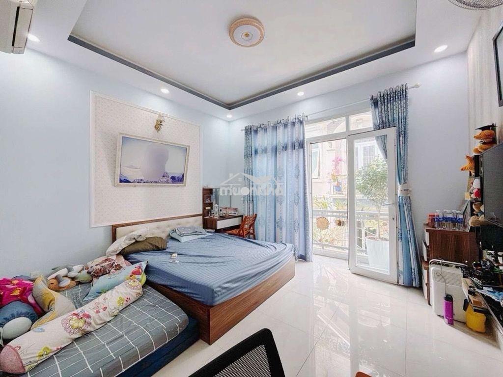 Bán nhà 4 tầng sát mặt tiền hẻm 8m thông  sát chợ lê văn quới - 2