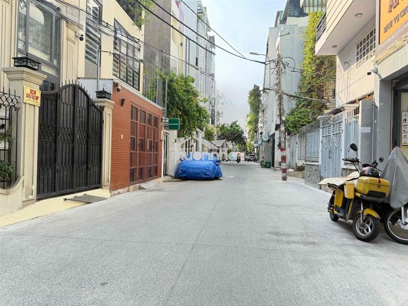 Nhà hẻm xe hơi phan văn trị, 46m2 có phòng ngủ tầng trệt