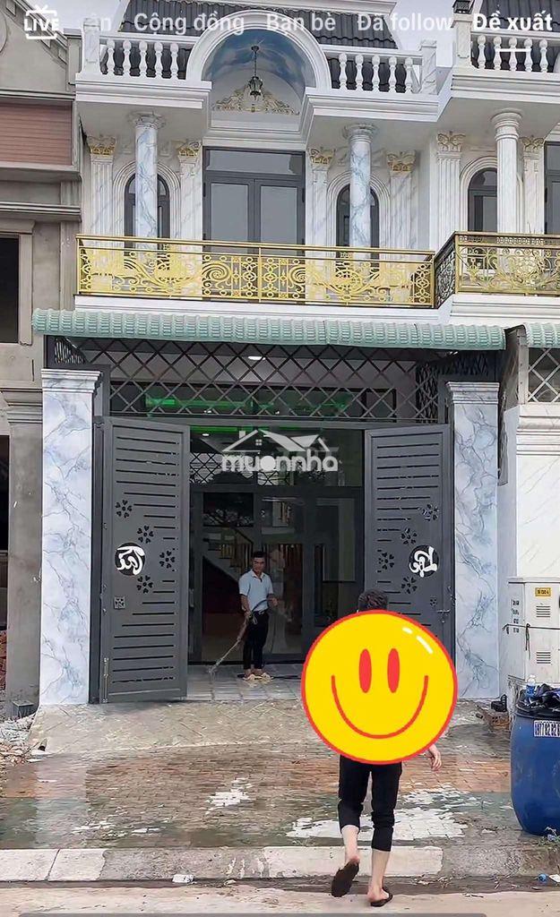 Cho thuê nhà tân hiệp 17 gần chợ ba tri