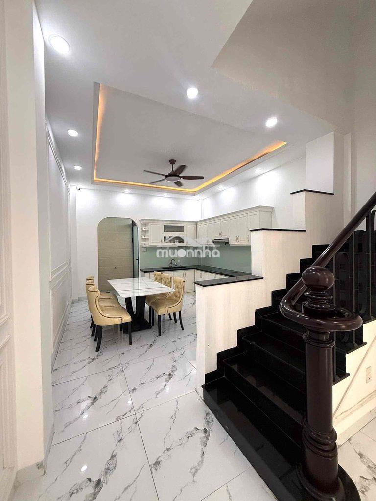 Nhà 3 lầu 4.5x15 khu nhà lầu đồng bộ full nội thất - 3