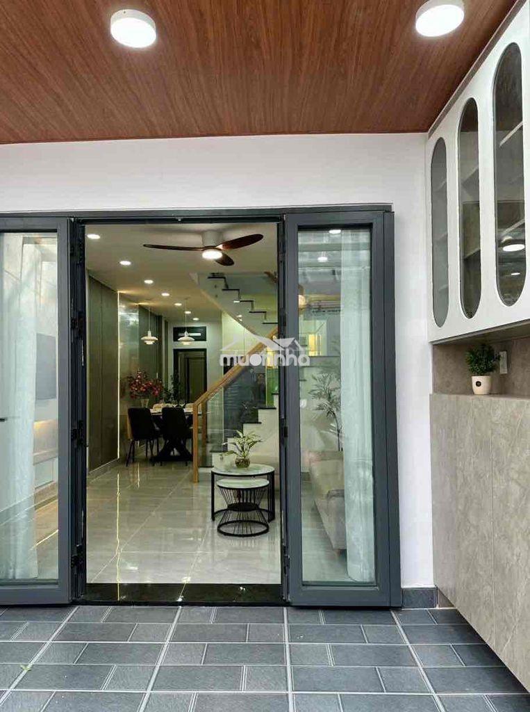 Hẻm 805 phan văn trị p7 vào 100m: 4x16,3 đúc 1t1l