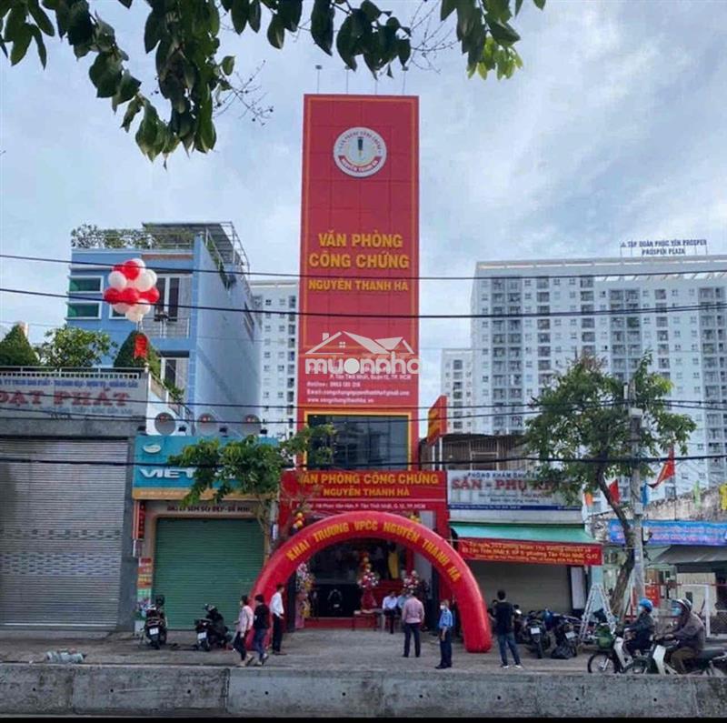 CHO THUÊ MT PHAN VĂN HỚN – HẦM + 5 LẦU + THANG MÁY