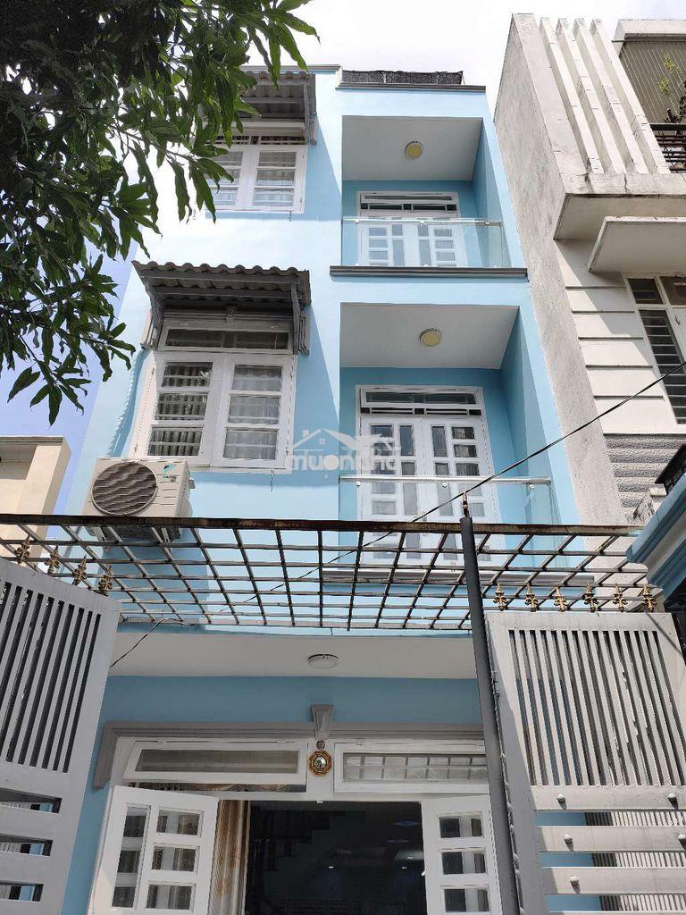 Mới sơn sửa 4x20m 3 lầu 4pn 4wc hẻm ô tô gần gvap ở ngay
