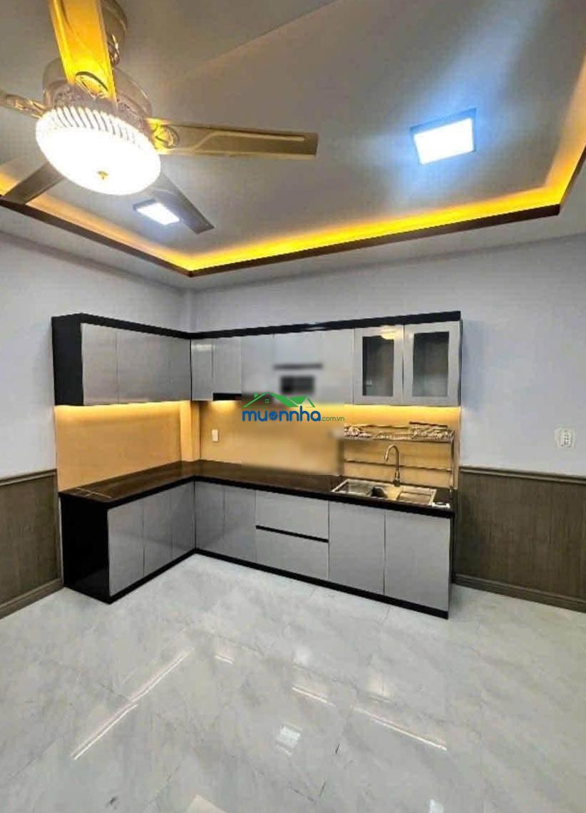 Nhà mới xây 100m², 2 lầu ngay đường lý thường kiệt. thị trấn hóc môn - 4
