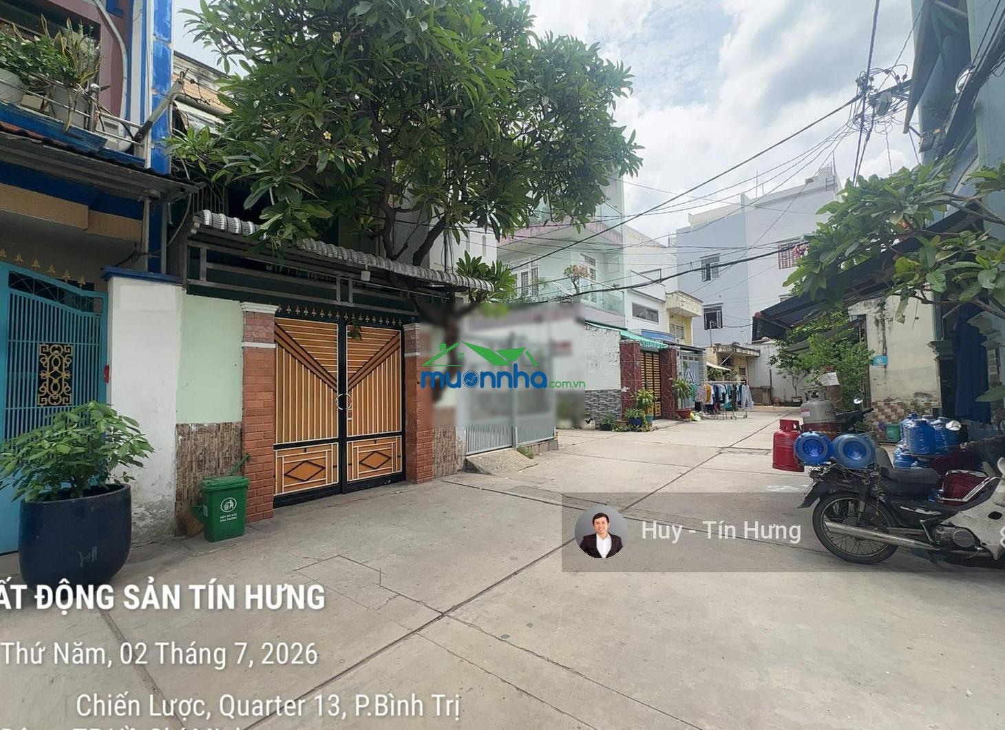Bán nhà hẻm xe hơi 68 chiến lược, 4 x 16m, 2.5 tấm, 5.5 tỷ. gần aeon mall tên lửa - 2