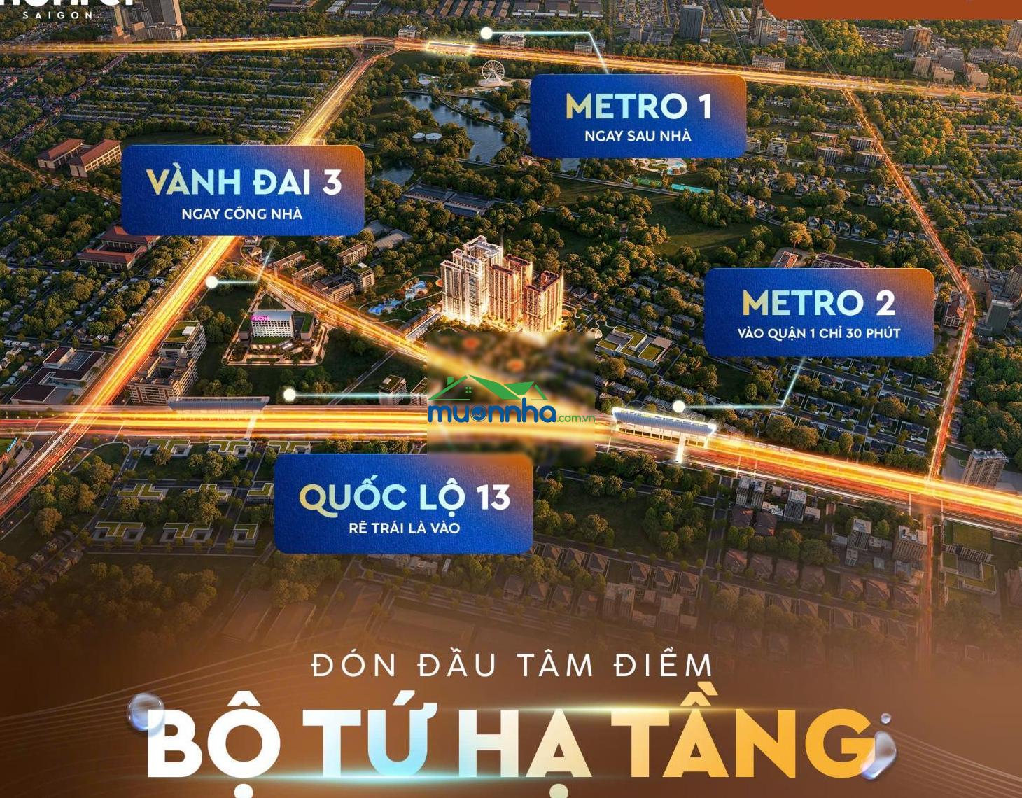 Suất nội bộ căn 2pn, 1wc ở monrei saigon, giá cực tốt 2,05 tỷ, view đẹp - 2