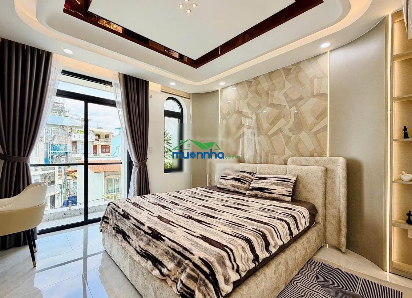 60m2, bán siu phẩm luxury 6 tầng xây mới, hẻm 8m - nguyễn văn lượng, p17 gò vấp, - gara xe hơi - 4