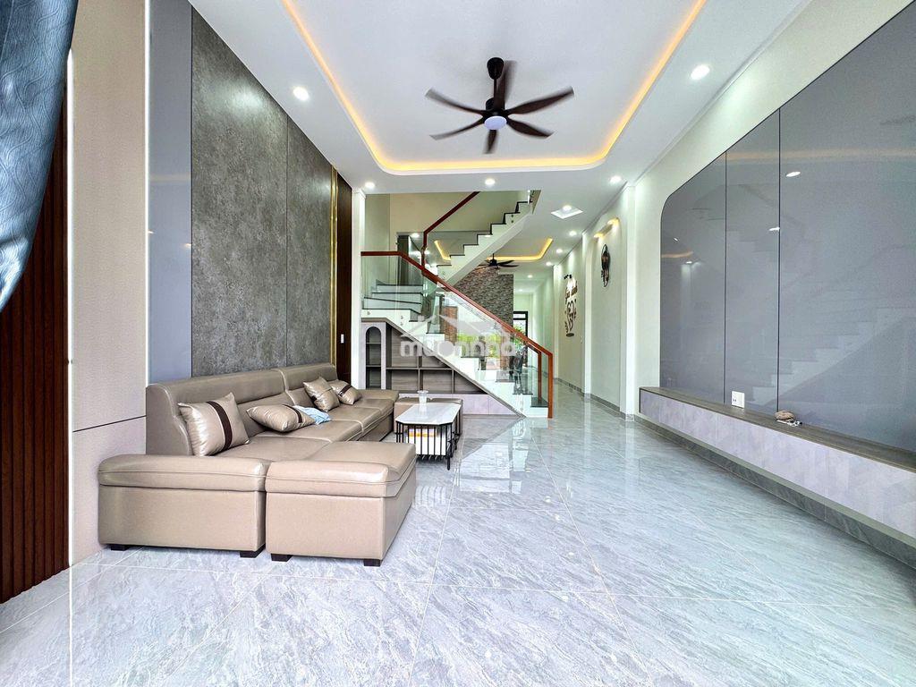 Nhà lầu 80m2 sổ hồng riêng gần đường trục 16 có nội thất - 3