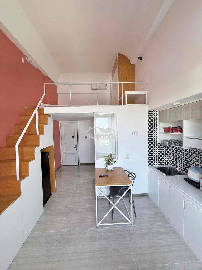 Duplex full nội thất - gần lotte, gác cao 2m - 4