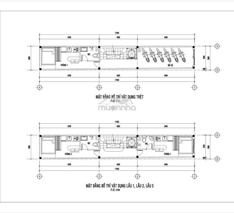 Cho thuê nhà làm căn hộ dịch vụ . gần trường đại học kiến trúc
