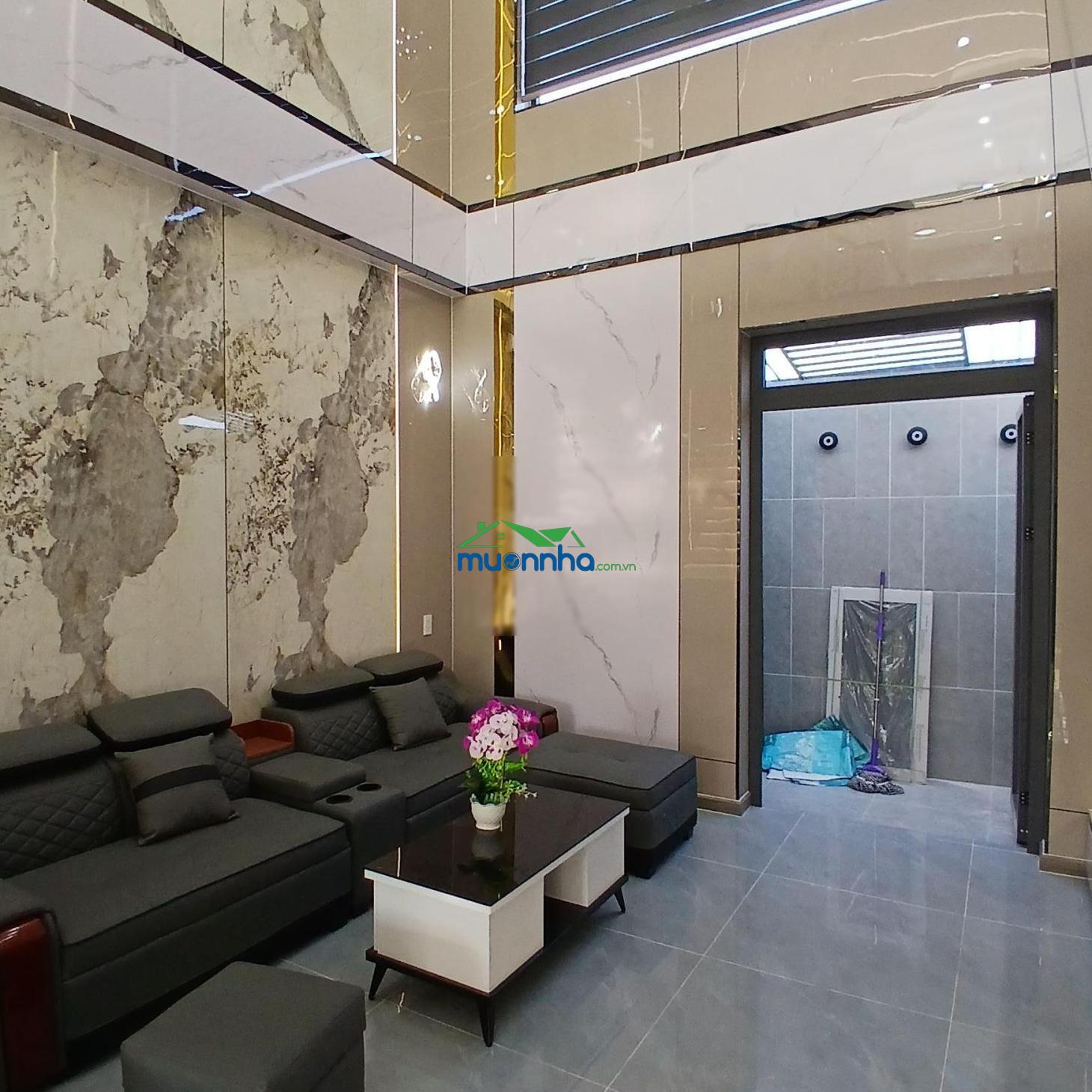 5 tỷ 500 thương lượng, nhà 4 tầng mới, lửng trước thiết kế làm bếp - 4