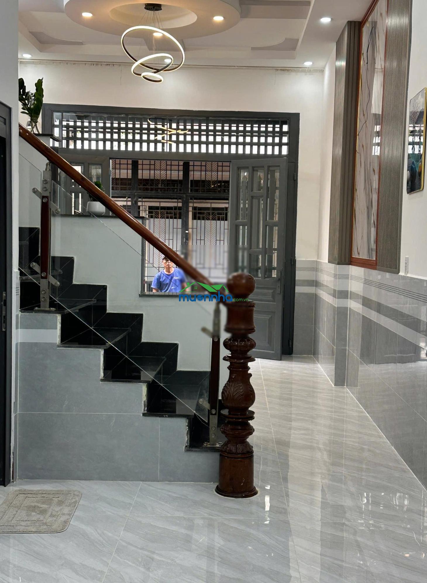 Nhà mới như hình dọn về ở ngay dt 4 x 10 đúc lầu hem 4m. khu dân trí cao đầy đủ mọi tiện ích - 2