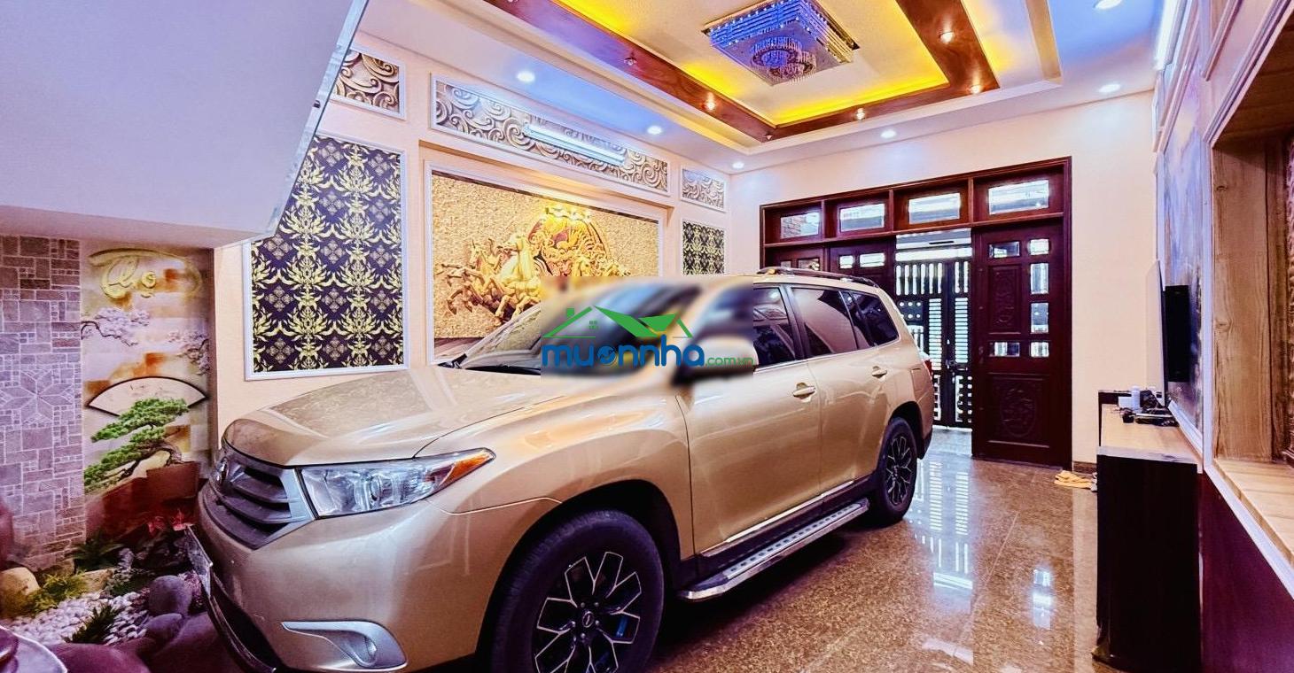 Mặt tiền hẻm 12m - 1 trục kênh tham lương - nhà 4 tầng nở hậu tài lộc - chỉ 9 tỷ