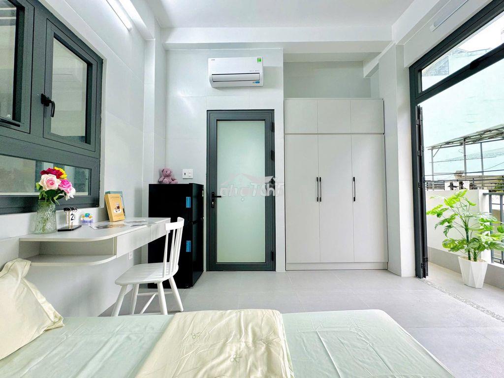 Khai trương nhà xây mới 100%, studio ban công hòa bình ngay đầm sen - 4