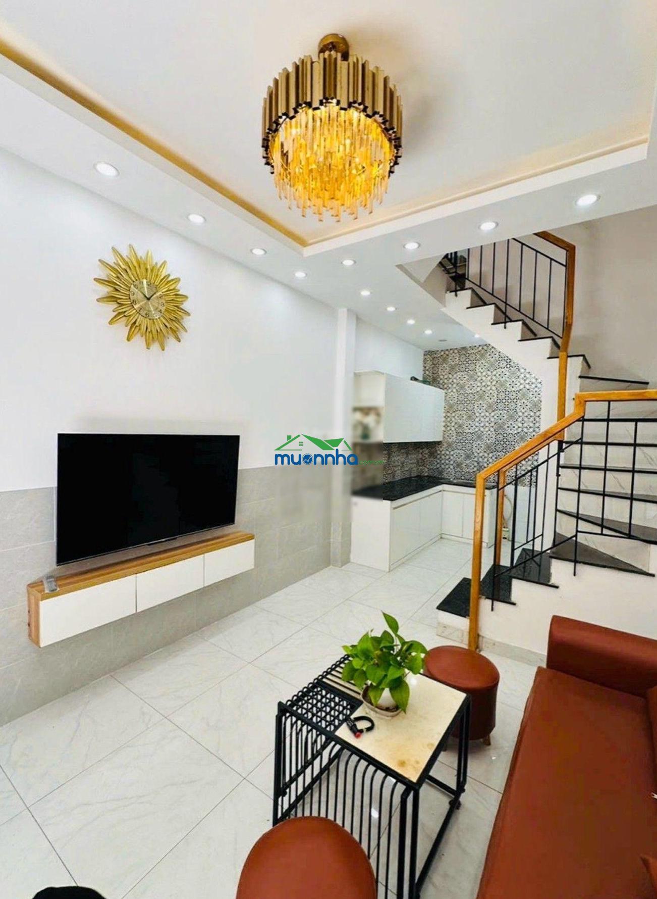 Siêu phẩm nhà đẹp 3,5m x 8m, 3 tầng, có đủ nội thất, hẻm xe hơi, nở hậu. giá nhỉnh 3 tỷ. tl. - 2