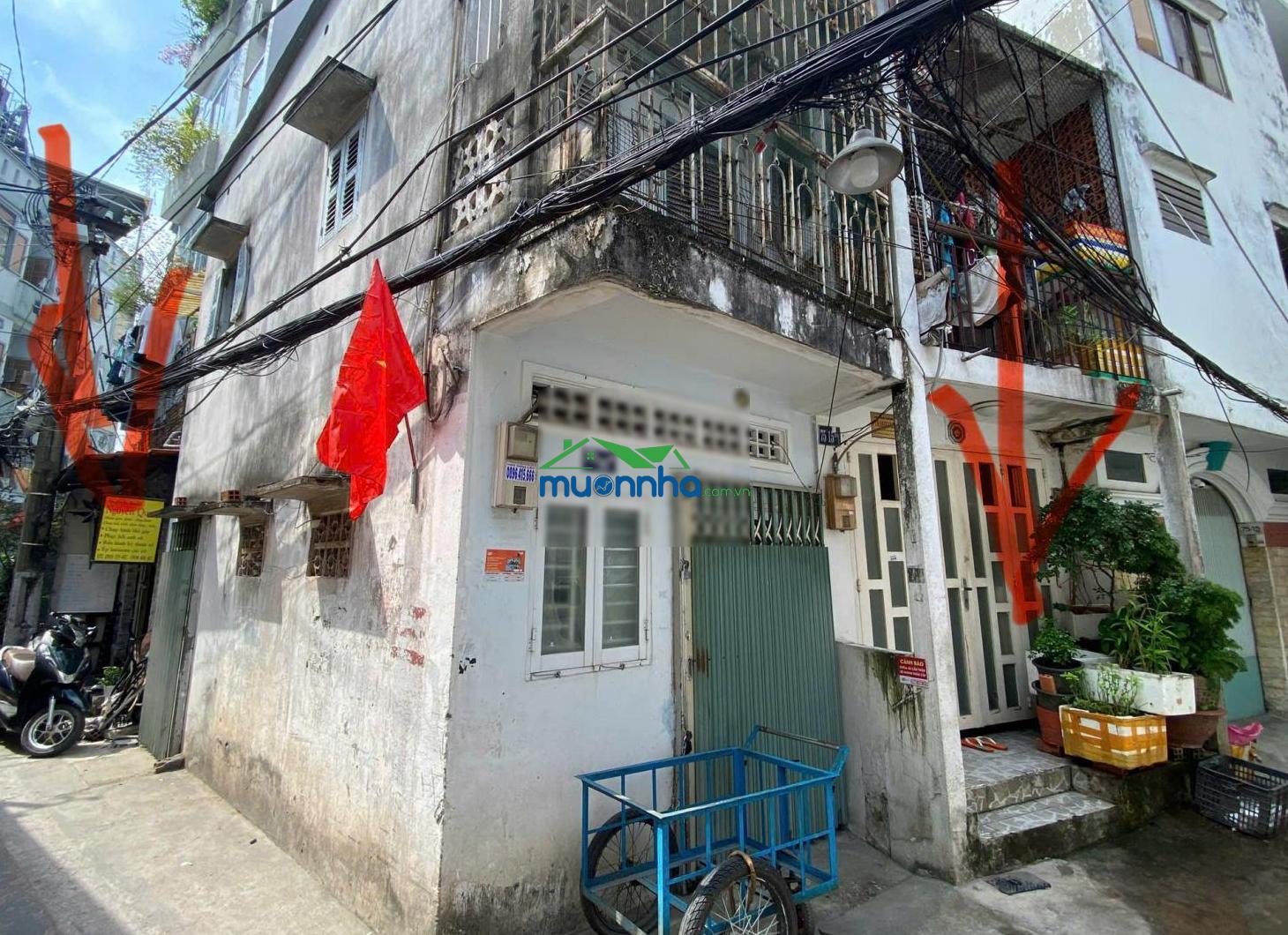 Giảm sâu 1 tỷ nhà ngộp bank đường trần văn đang, p.9, q3 - sổ hồng đầy đủ - giá 5,99 tỷ (tl) - 2