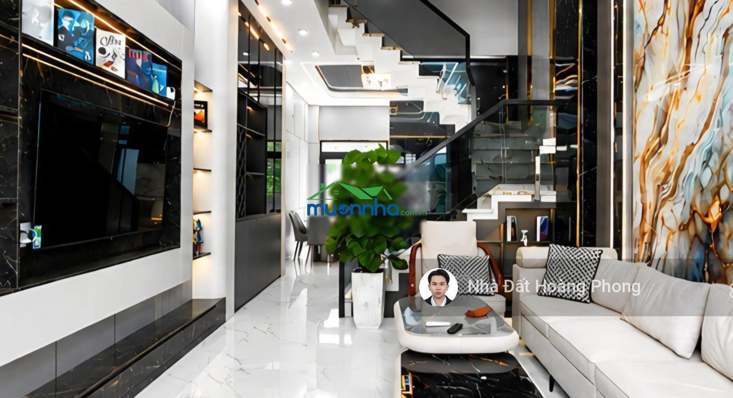 70m (5x14) - 8.5 tỷ - hẻm xe hơi 6m - 4 tầng - 4 phòng ngủ - bán nhà phan huy ích - sổ hồng riêng - 2