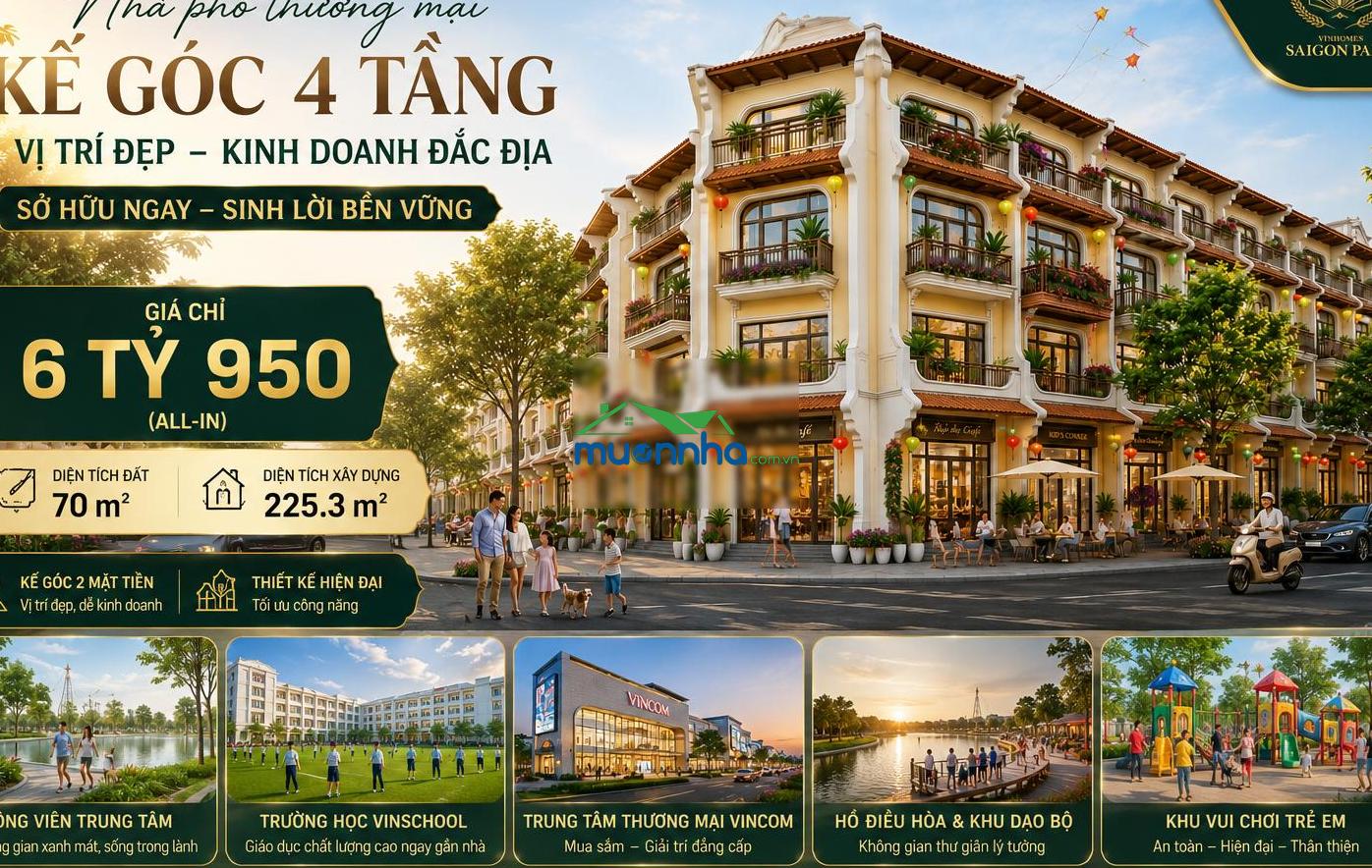Giá dưới 7 tỷ mà có căn kế góc 4 tầng đường 19m. thanh toán sớm ck 28% - 3