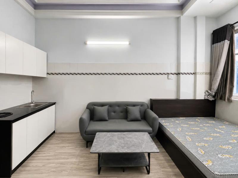 Cho thuê căn hộ studio bạch đằng – cửa sổ lớn - gần chợ bà chiểu quận bình thạnh – thang máy – khu vực yên tĩnh - hẻm ô tô - 3