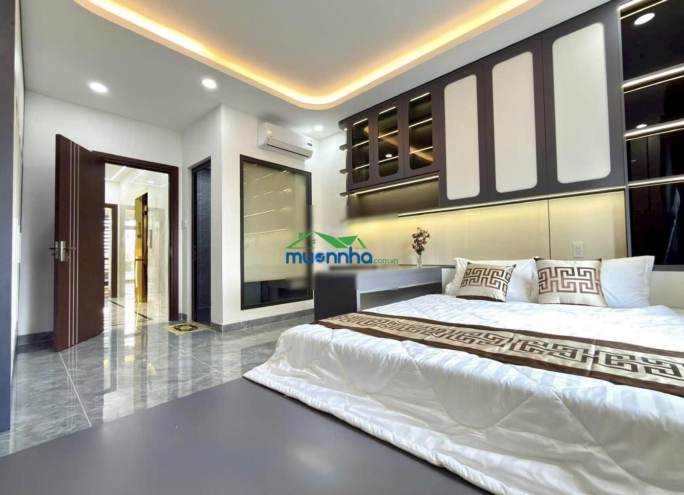 Nhà có thang máy đường thông thạnh lộc 15, dt:4x20m, lửng, 3 lầu, 4pn, p.thờ, s.thượng, hướng tnam - 2