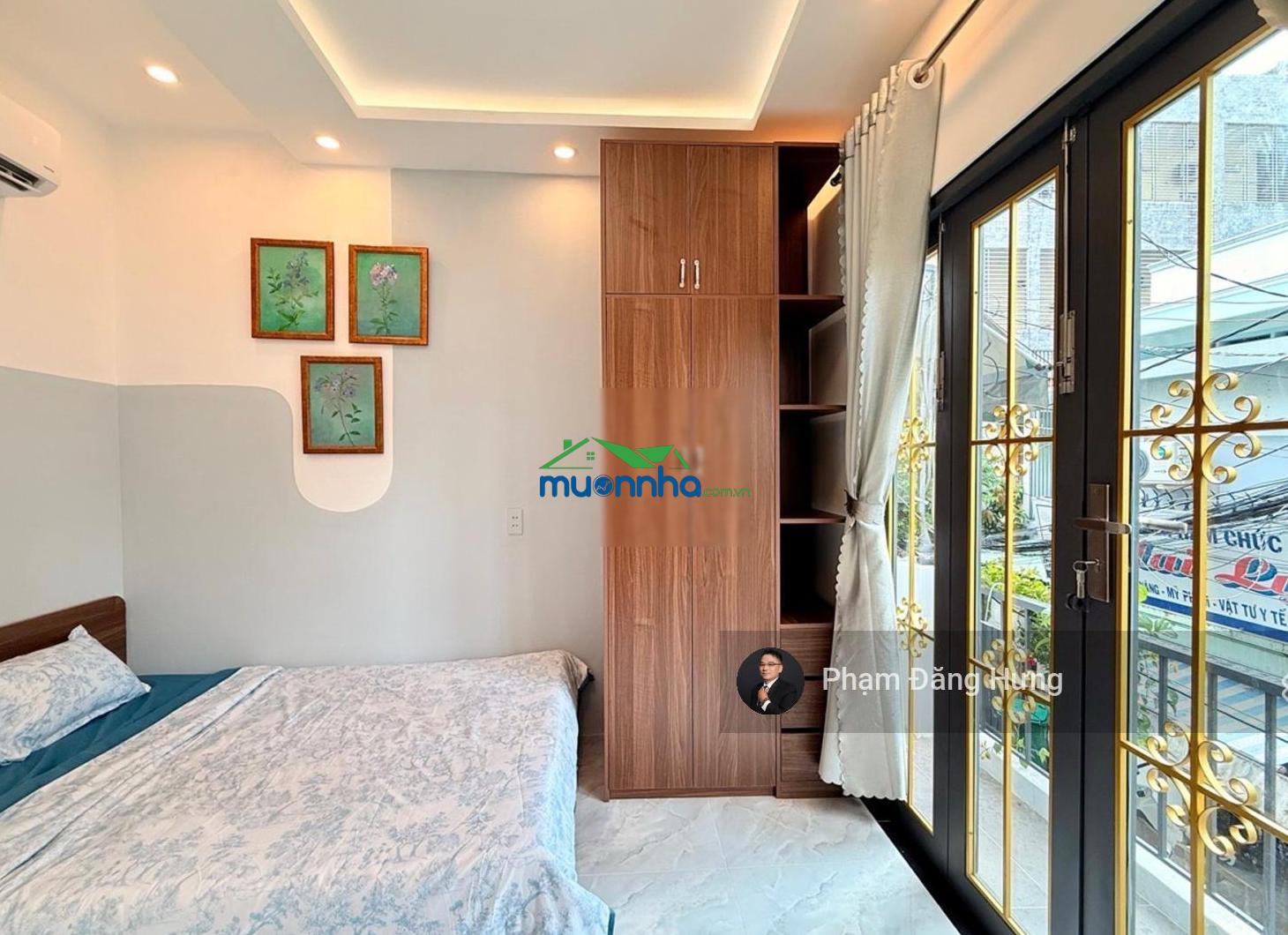 Nhà bình thạnh hẻm oto nơ trang long, 60m2, ngang 7m, 6pn, thu nhập 40 triệu/tháng, giá chỉ 9.2 tỷ