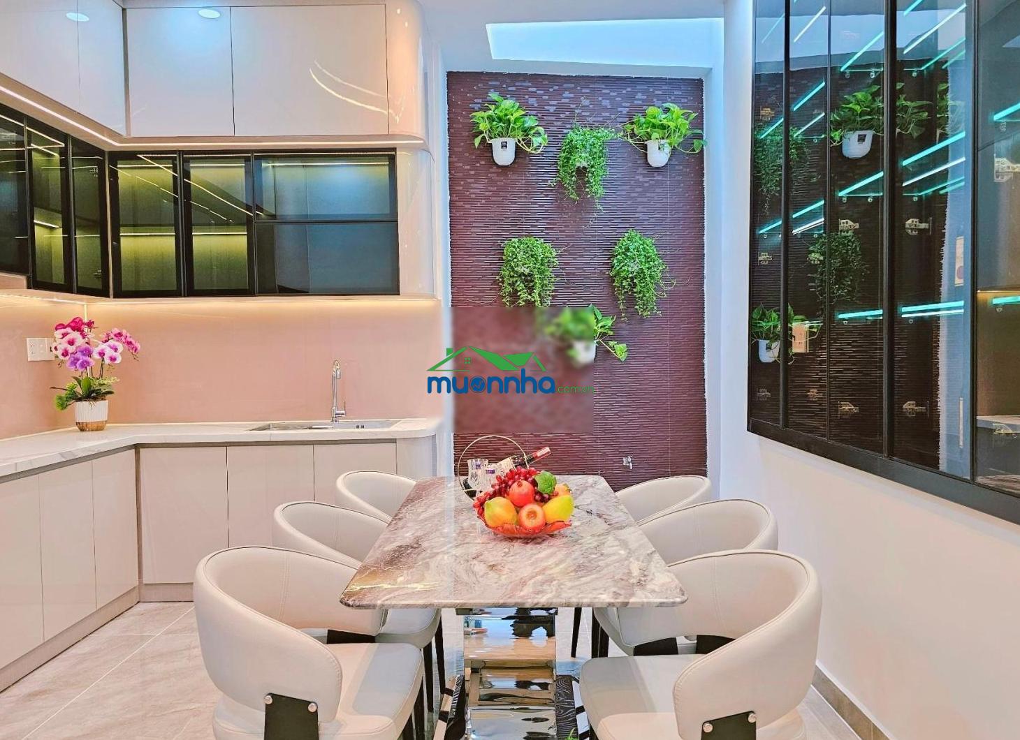 Nhà đẹp mới thống nhất 4 tầng, 4 pn, 5 wc, dt 4,5x13m, full nội thất, giá nhỉnh 7,tỷ.tl.. - 4