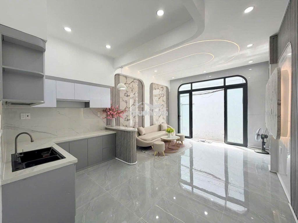 Nhà 1t1l 2 mặt tiền gần bờ kè bửu long, sổ riêng, thổ cư, hẻm xe hơi - 3