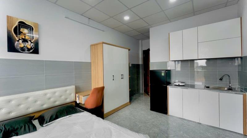 Khai trương căn hộ mới xây đường nơ trang long gần trường đại học văn lang  - 2