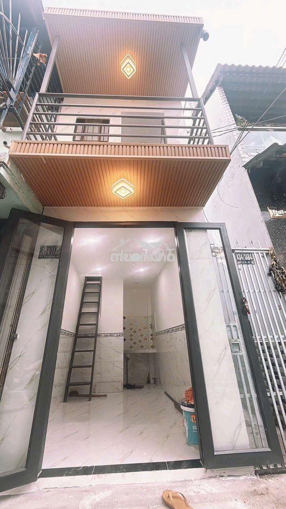 Bán nhà xã bình hưng hẽm cầu số 5 gần bx q8 - 2