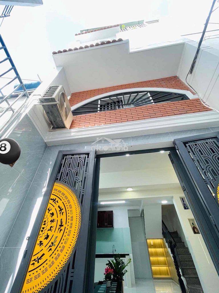 Nhà đẹp phan văn trị bình thạnh - 4 pn - ngang 4m -  5.45tỷ tl
