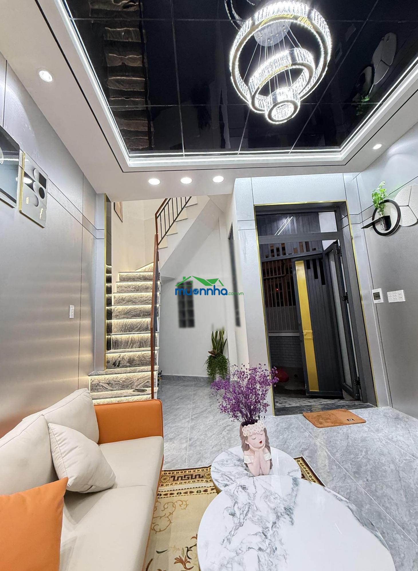Nhà đẹp, sổ hồng riêng, 1t, 1 lầu, sát vách mt - 4