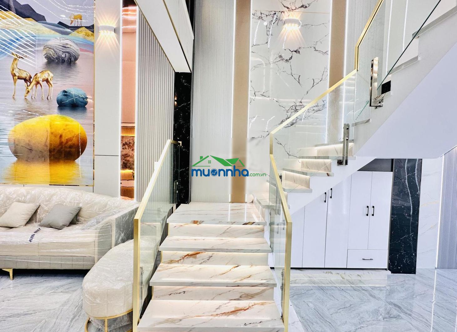 Giảm 800 triệu, bán cặp nhà 4,2m x 20m xây mới 4.5 tầng có ô chờ thang máy hẻm thông thạnh xuân 25 - 3