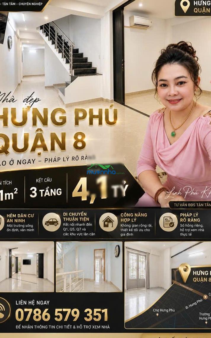 Q8! hưng phú | 52m² | 3 tầng | chỉ 4,x tỷ. đừng bỏ qua nếu bạn đang cần một căn nhà tầm 4** - 2