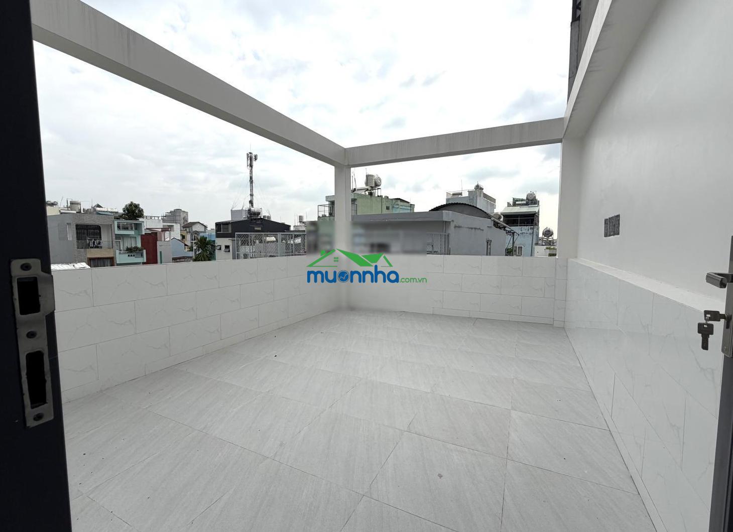 Gần chợ bà chiểu- xây mới 100%-1 căn ra hẻm xe tải-dt đất 58,1m2 (nở hậu)- 4 tầng btct- full nt xịn