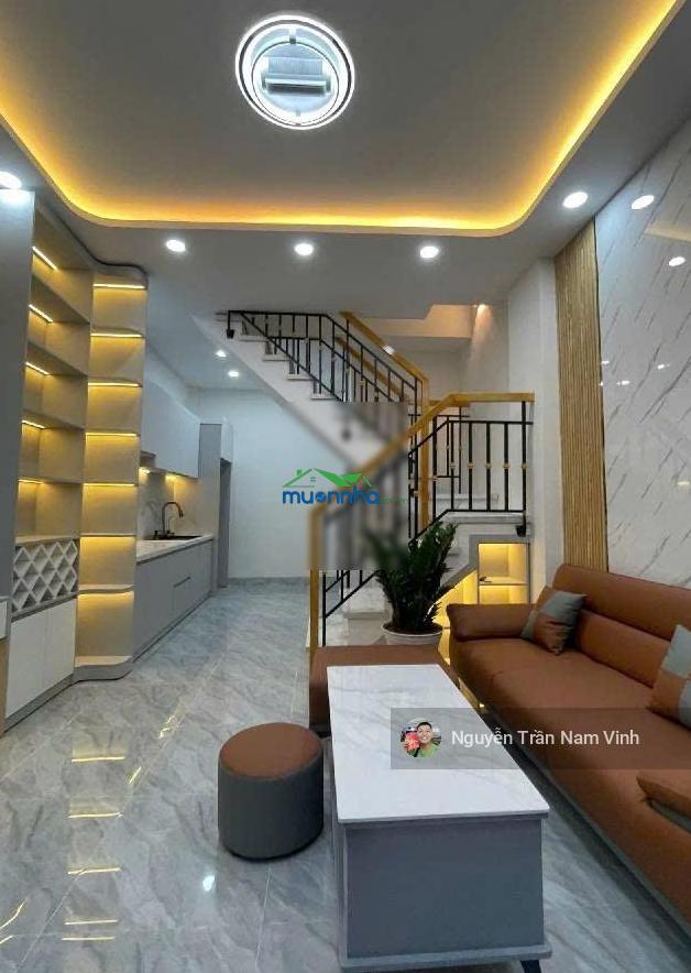 Bán nhà cạnh đh tài chính maketing quận 7 nhà mới 2 tầng ô tô đỗ cạnh chỉ 4.2 tỷ - 2