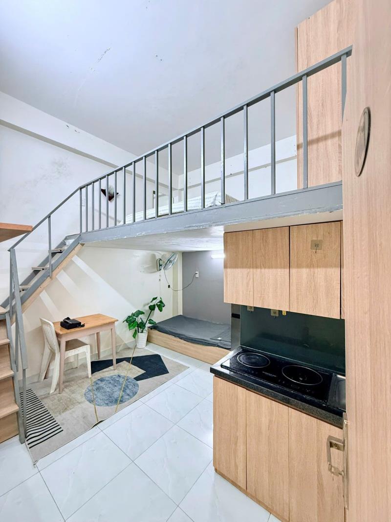 Cho thuê căn hộ duplex rộng - full nt máy giặt riêng ở tân phú - 0867066206