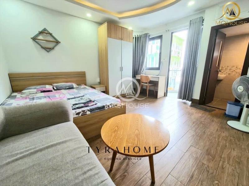 Studio ban công đi bộ tới đại học hồng bàng, uef, hutech, bờ kè hoàng sa quận 1