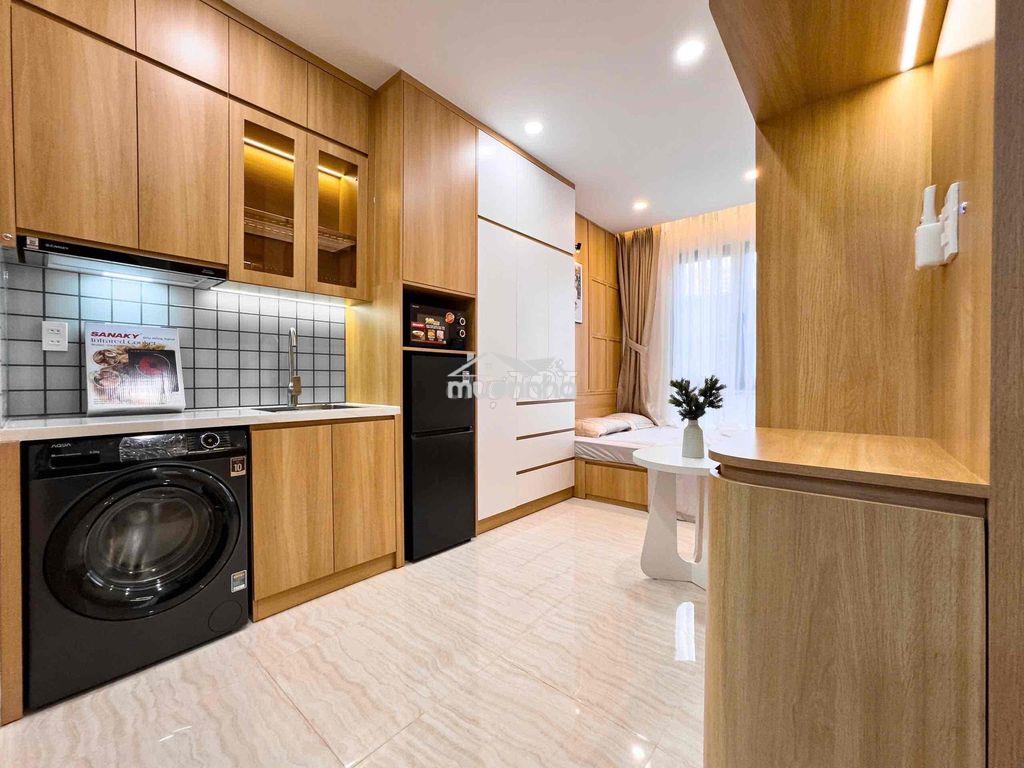 Căn hộ dịch vụ mới 100%,gần cv lê văn tám,hồ con rùa,chợ tân định,39m2 - 2