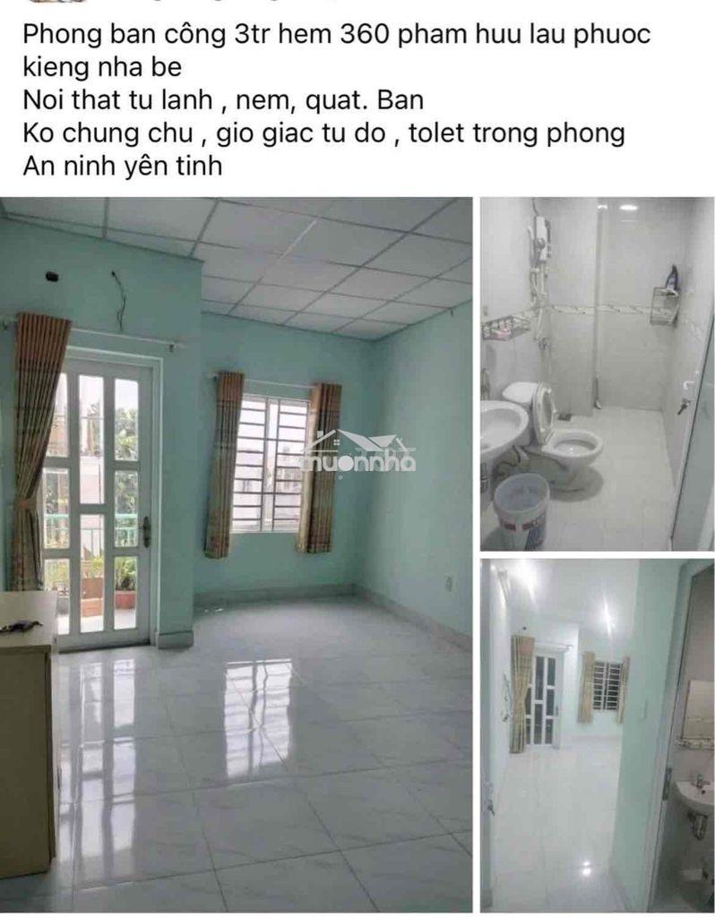 Phòng trọ ban công