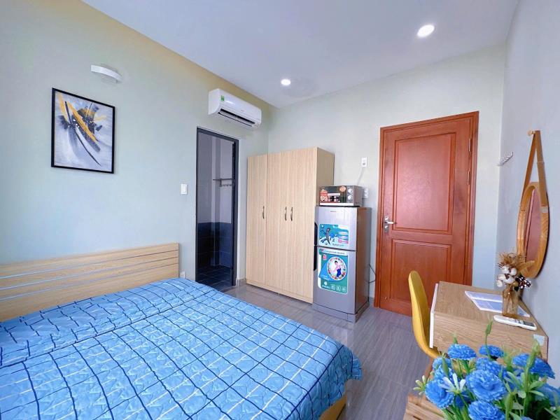 Cho thuê phòng trọ chỉ 3 phút đến huflit - đh bách khoa | phòng trọ cửa sổ lớn full nội thất - thang máy quận 10 - 3