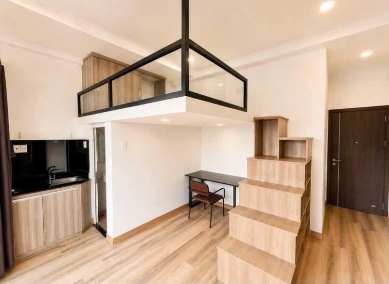 Cho thuê căn hộ có thang máy, ban công, duplex( dạng gác ) gần ngã tư phú nhuận - 3