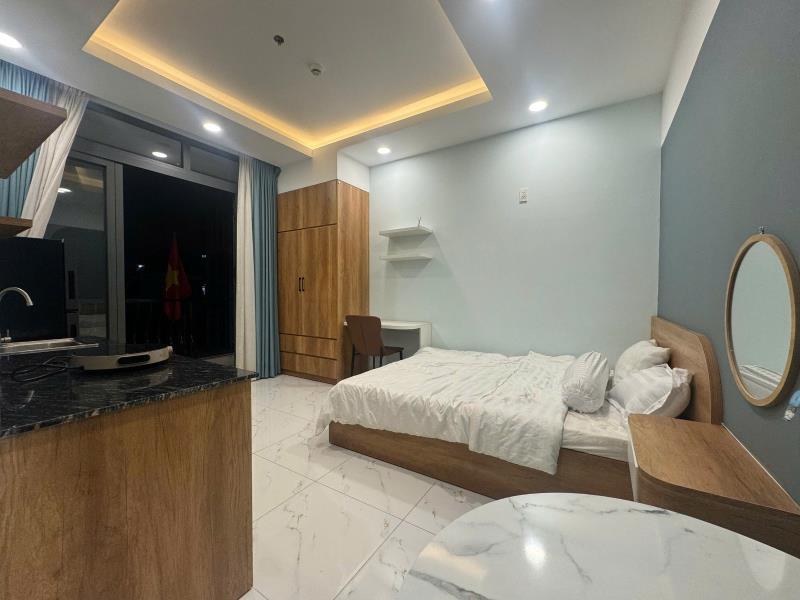 Cho thuê căn hộ ban công thoáng, máy giặt riêng  nguyễn xí  – gần đh ngoại thương bình thạnh