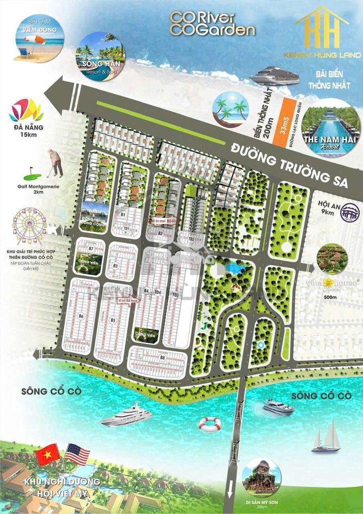 Chính chủ cần bán lô view sông cổ cò điện bàn đông đ.nang- tiềm năng - 2