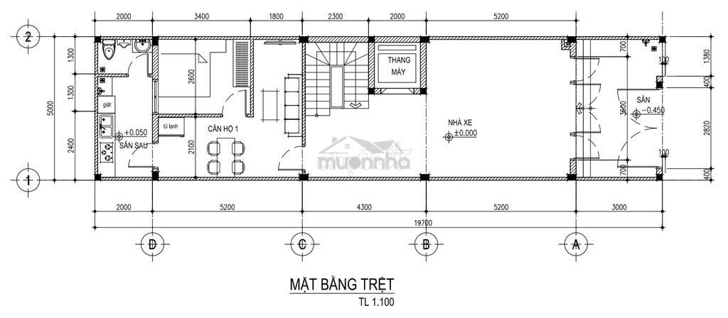 Cho thuê nhà nguyên căn kdc an thiên lý, phường phước long b - 2