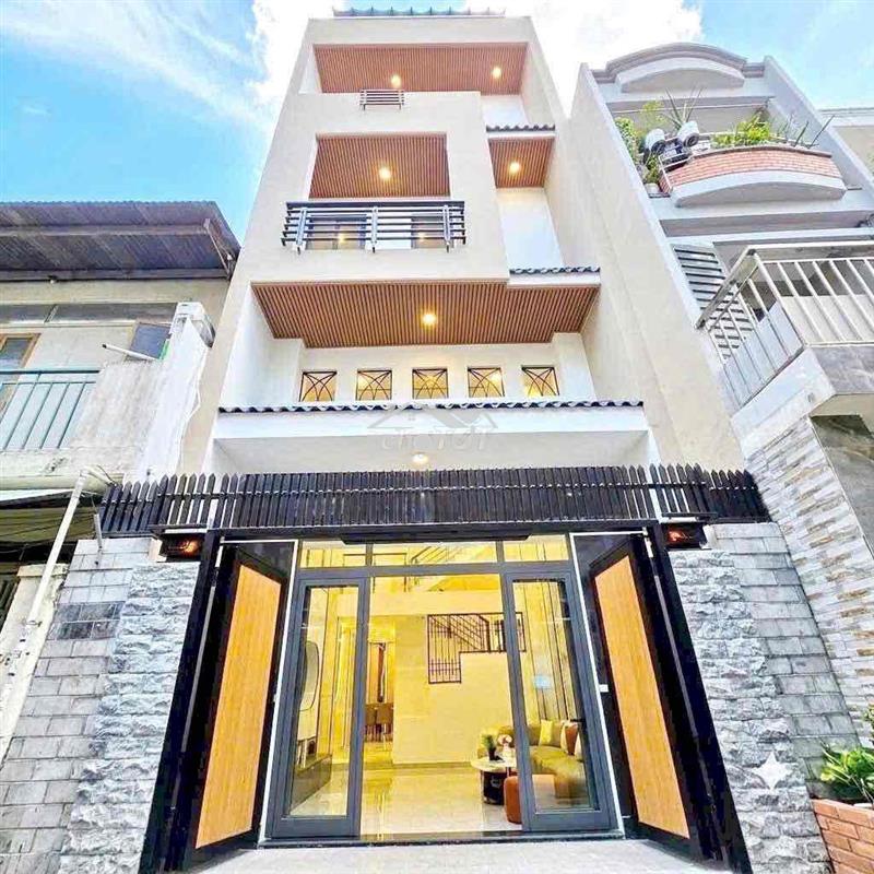 🛑Nhà mới sang trọng, cách 30m ra hẻm ô tô, 5 tầng (4.6x13m)