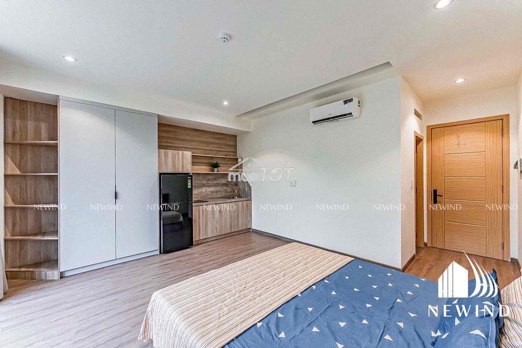 Căn hộ studio ban công/ cửa sổ full nt gần cầu nguyễn văn cừ_ sát q1 - 4